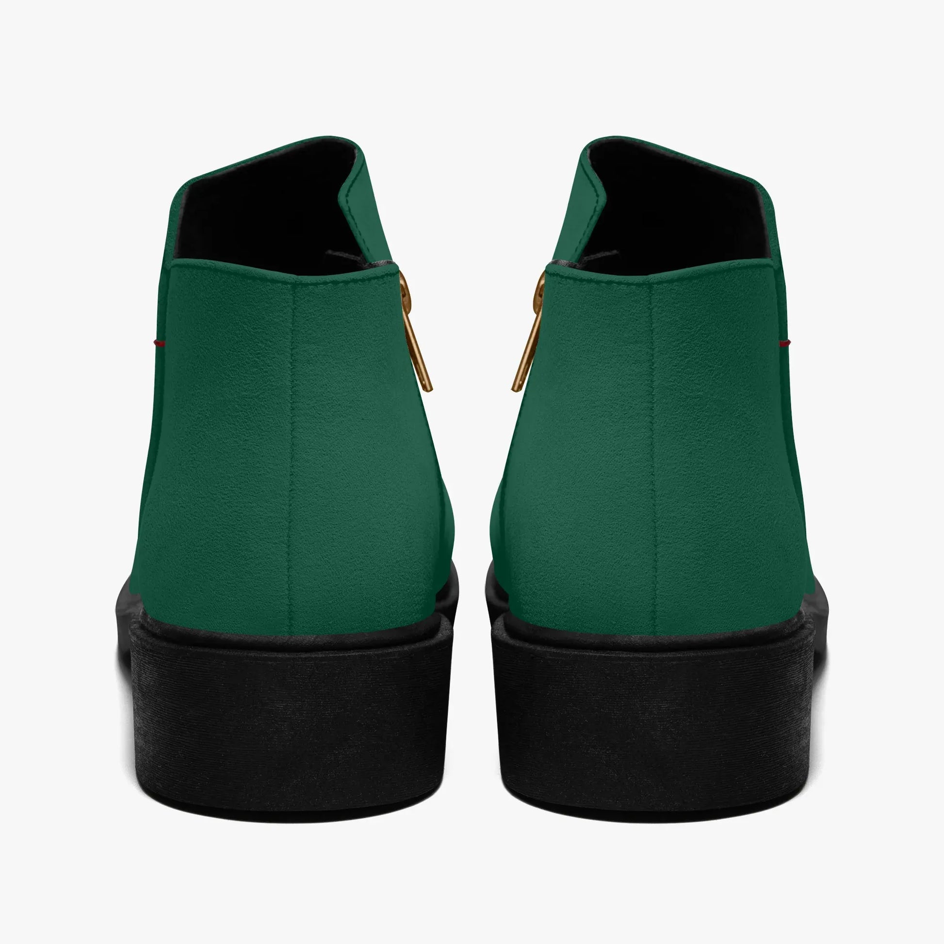 british-racing-green-elegante-reissverschluss-stiefeletten-stiefeletten-jlr-design-2 - JLR Design