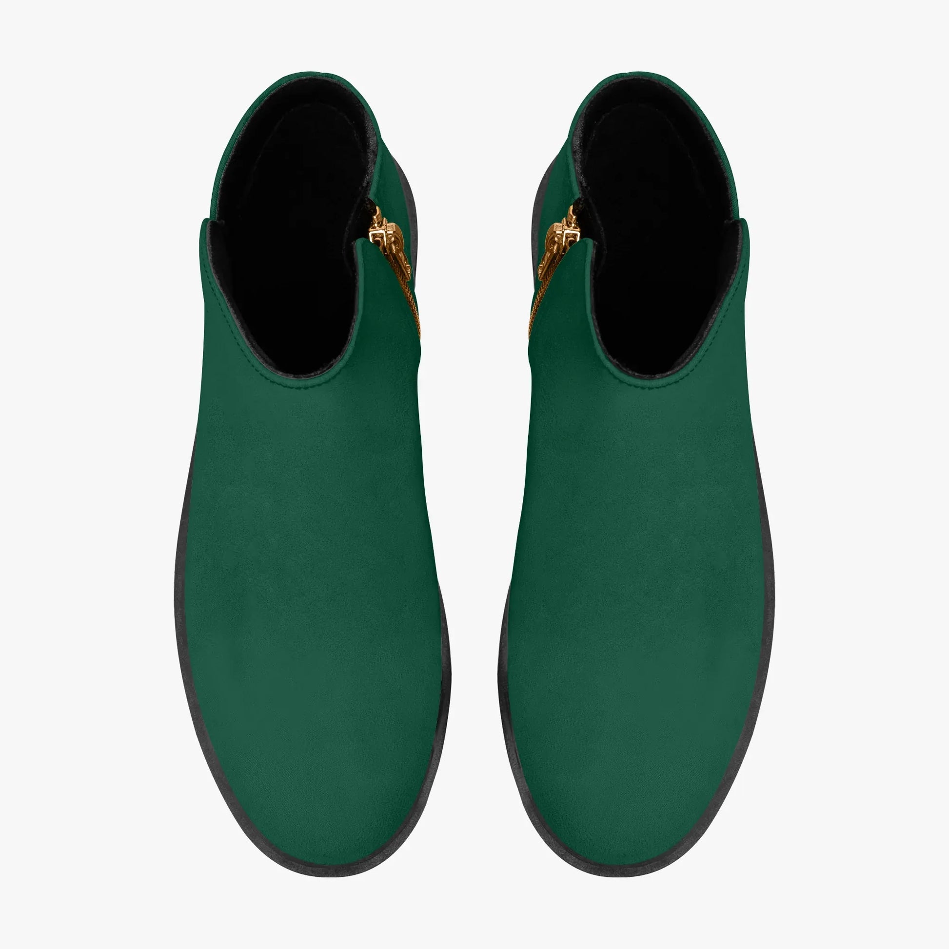 british-racing-green-elegante-reissverschluss-stiefeletten-stiefeletten-jlr-design-7 - JLR Design