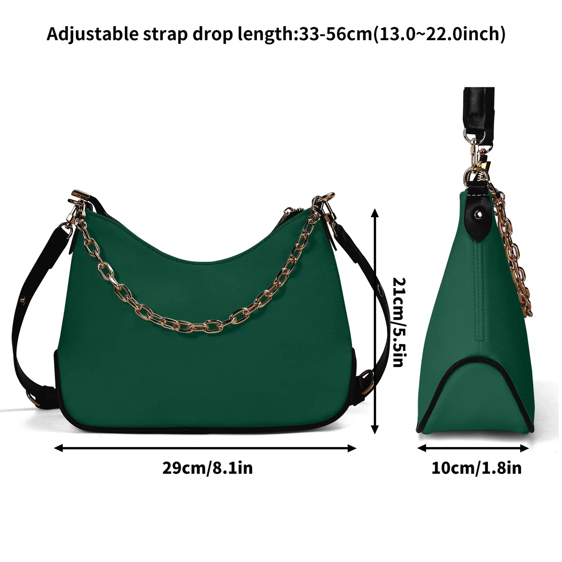 british-racing-green-elegante-umhangetasche-mit-kette-umhangetasche-jlr-design-7 - JLR Design