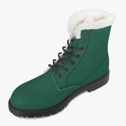 british-racing-green-faux-fur-leder-boots-boots-jlr-design-3 - JLR Design