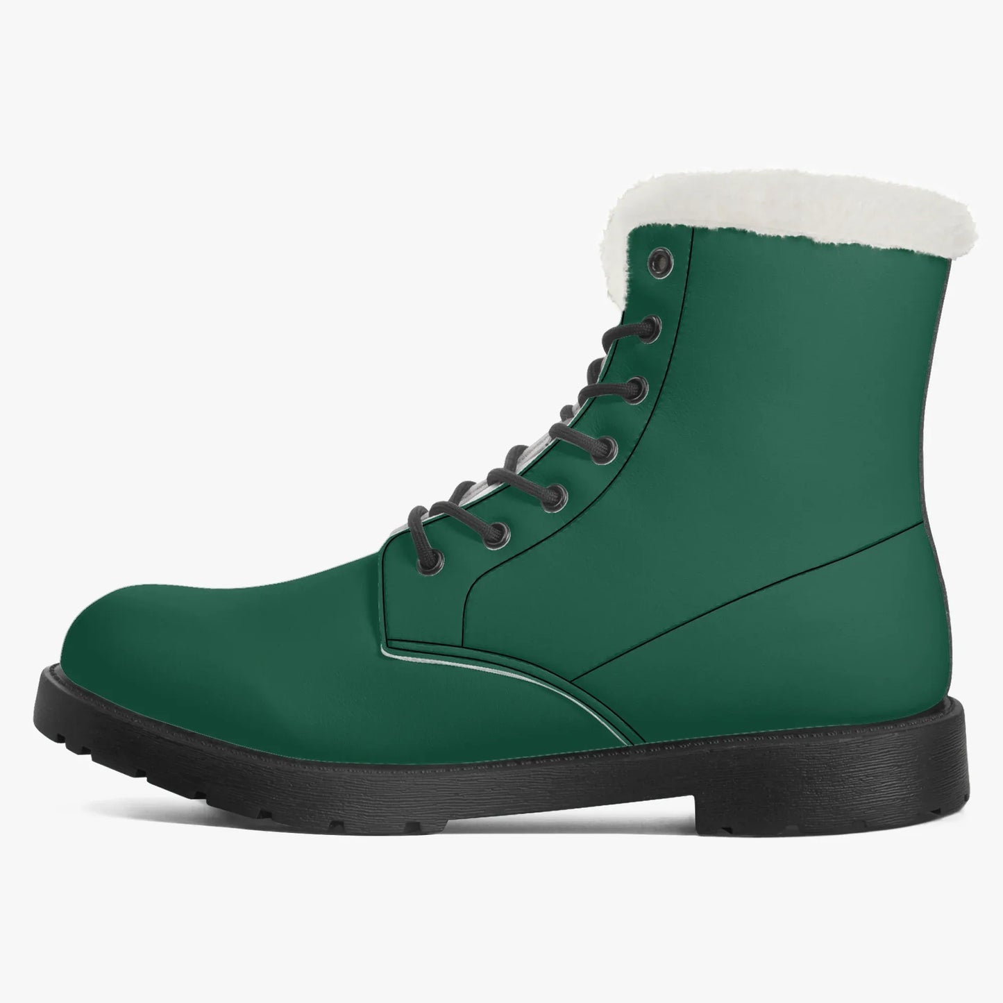british-racing-green-faux-fur-leder-boots-boots-jlr-design-4 - JLR Design
