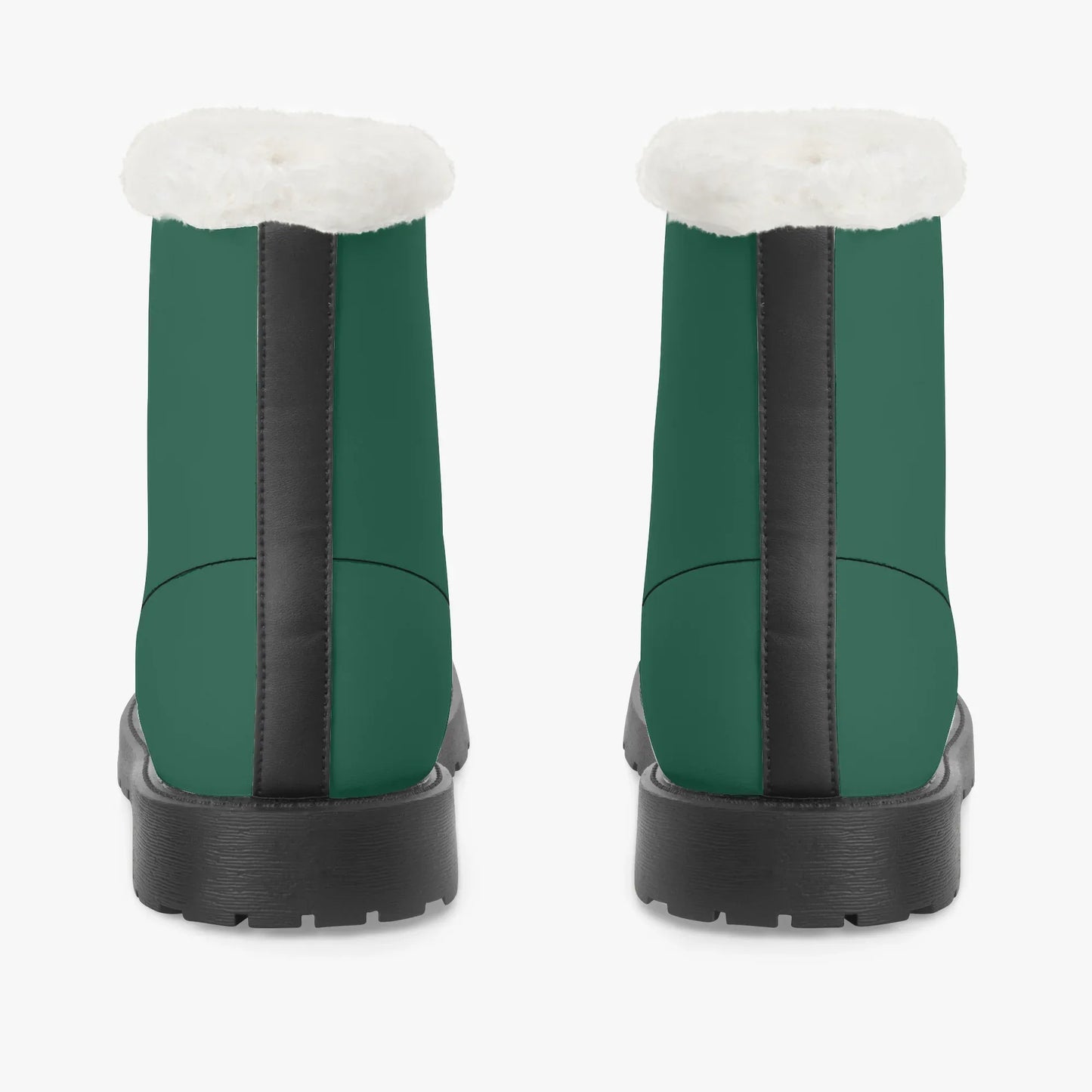 british-racing-green-faux-fur-leder-boots-boots-jlr-design-6 - JLR Design