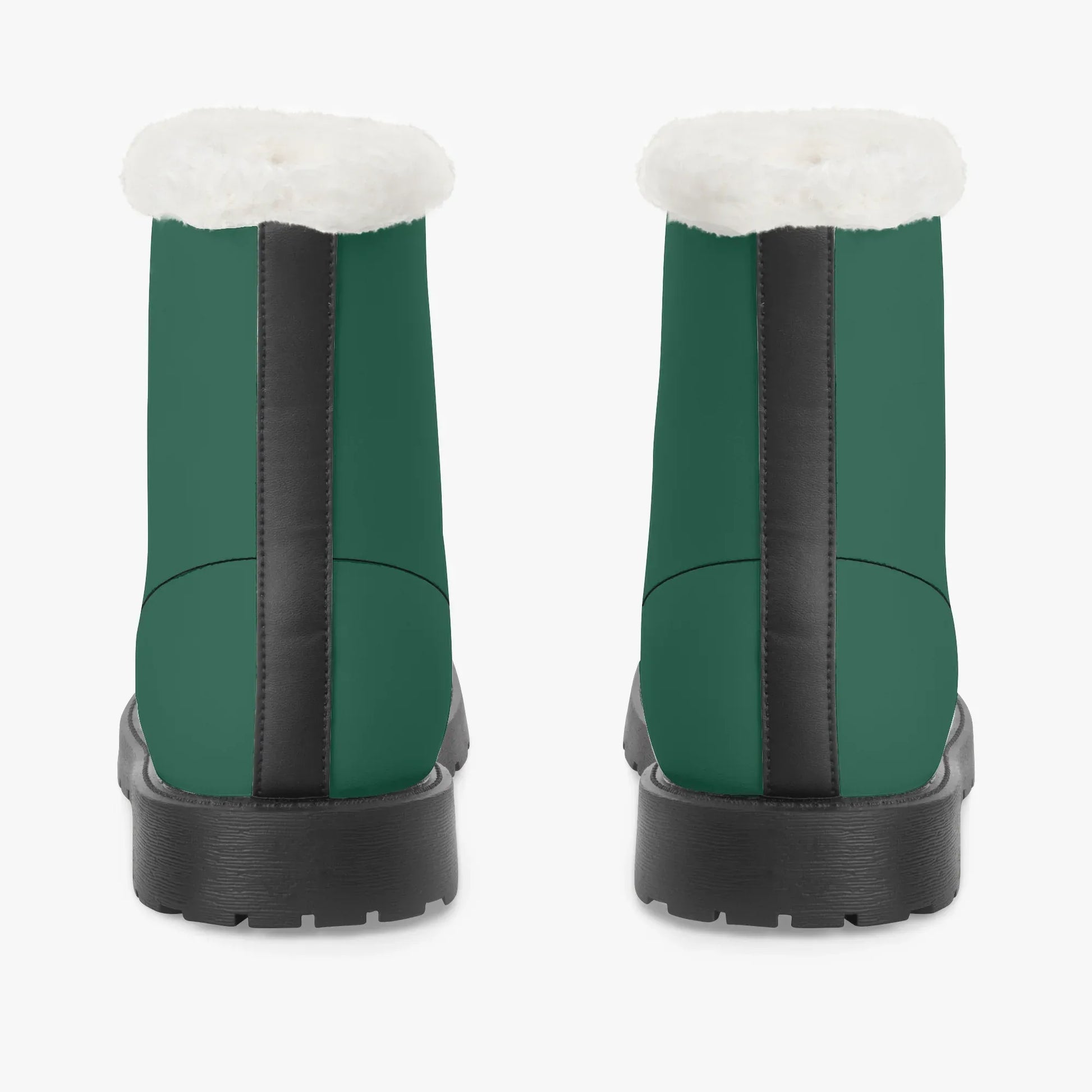 british-racing-green-faux-fur-leder-boots-boots-jlr-design-6 - JLR Design