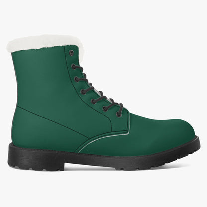 british-racing-green-faux-fur-leder-boots-boots-jlr-design-8 - JLR Design