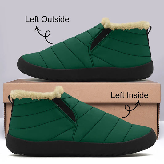 british-racing-green-faux-fur-slipper-slipper-jlr-design-1 - JLR Design