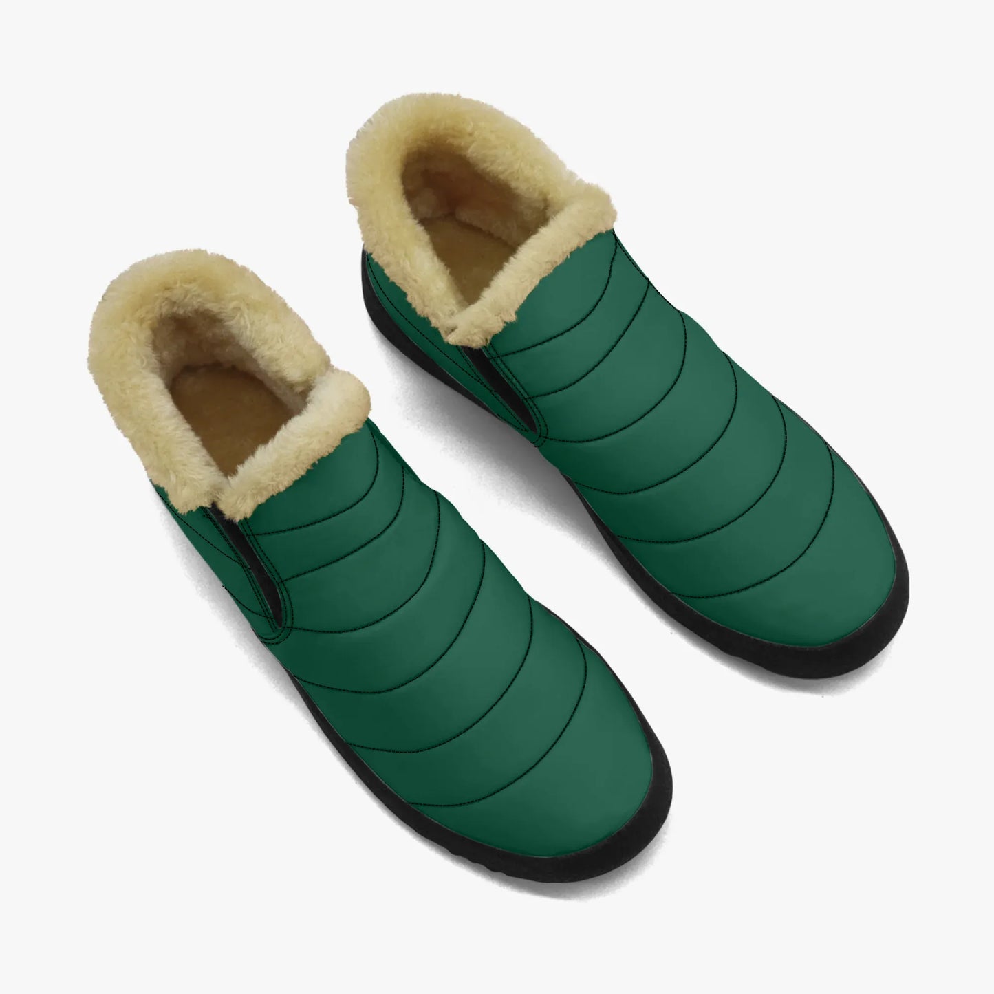 british-racing-green-faux-fur-slipper-slipper-jlr-design-2 - JLR Design