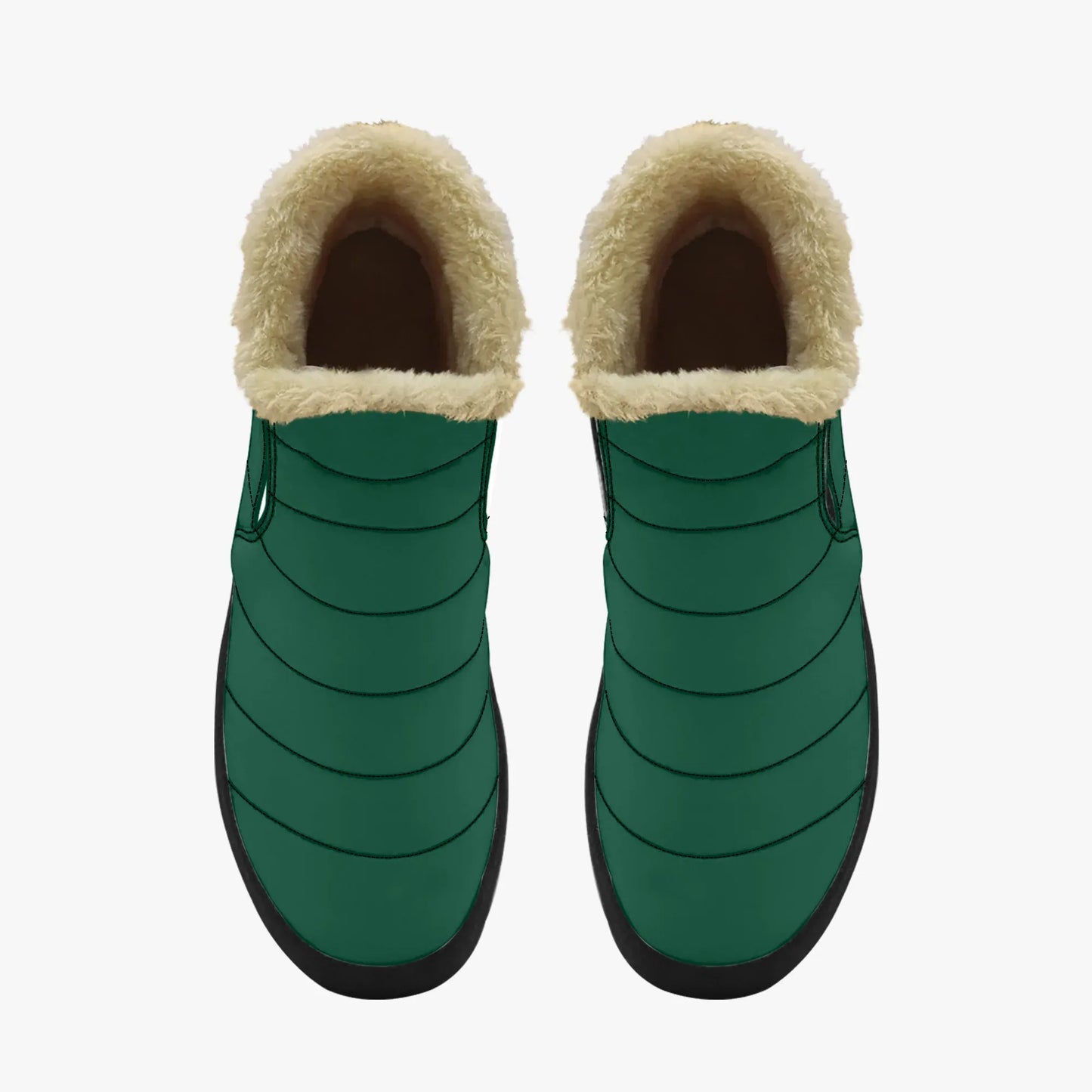 british-racing-green-faux-fur-slipper-slipper-jlr-design-5 - JLR Design