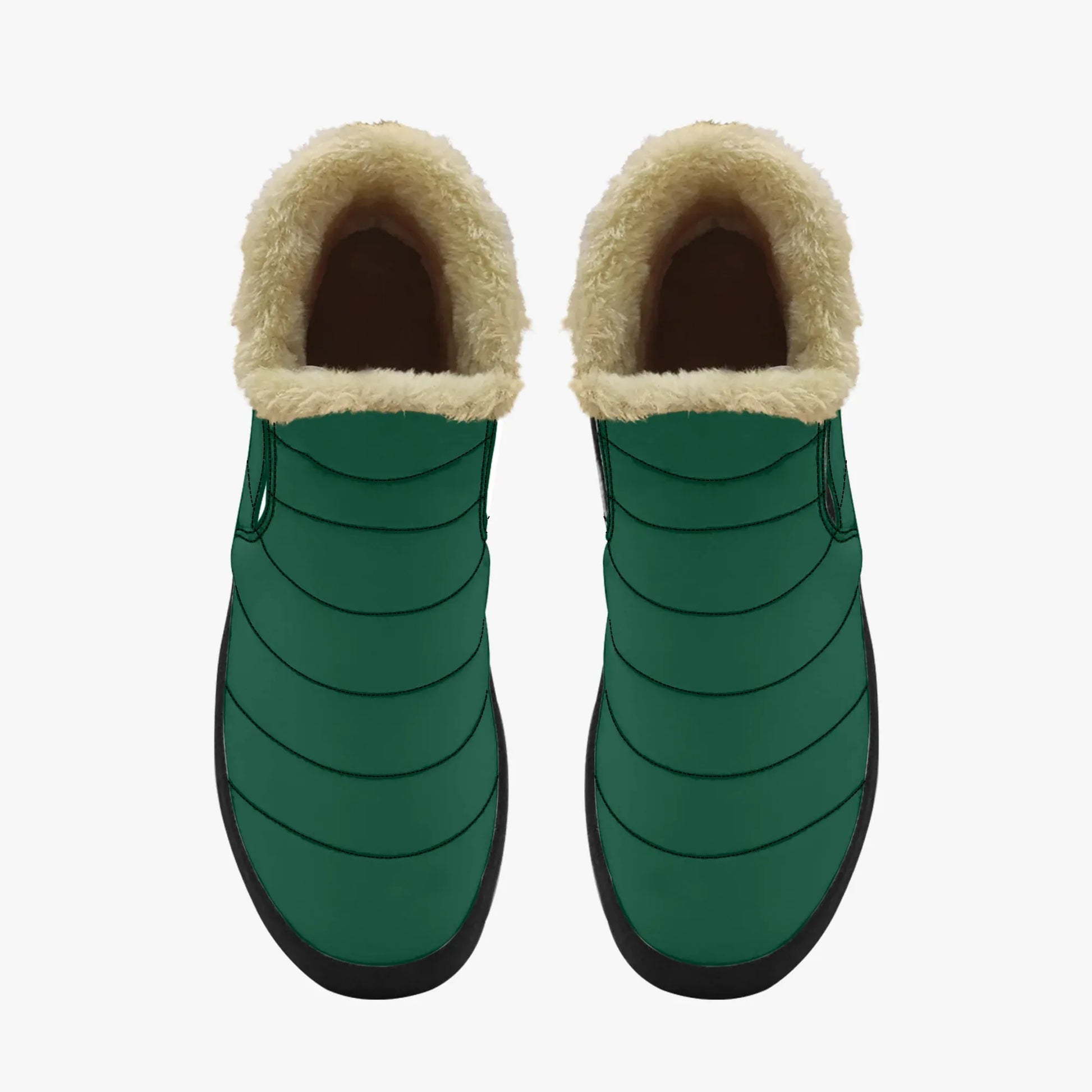 british-racing-green-faux-fur-slipper-slipper-jlr-design-5 - JLR Design