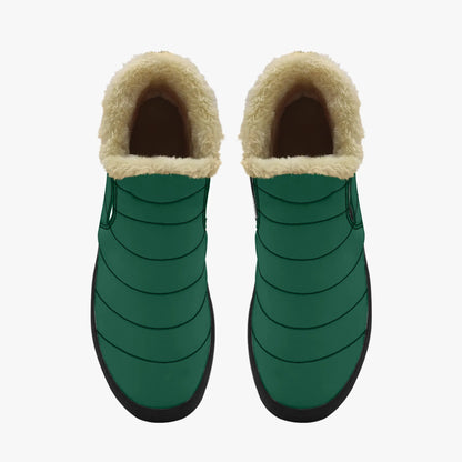 british-racing-green-faux-fur-slipper-slipper-jlr-design-5 - JLR Design