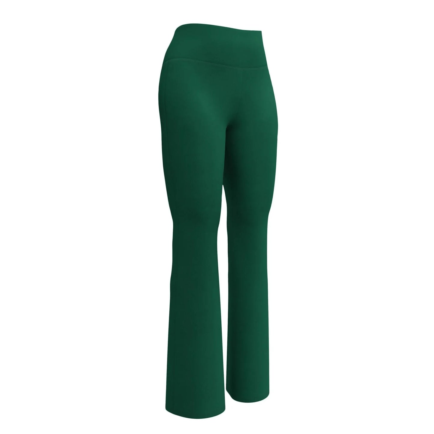 british-racing-green-high-waist-flare-leggings-flare-leggings-jlr-design-11 - JLR Design