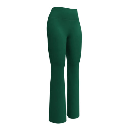 british-racing-green-high-waist-flare-leggings-flare-leggings-jlr-design-11 - JLR Design