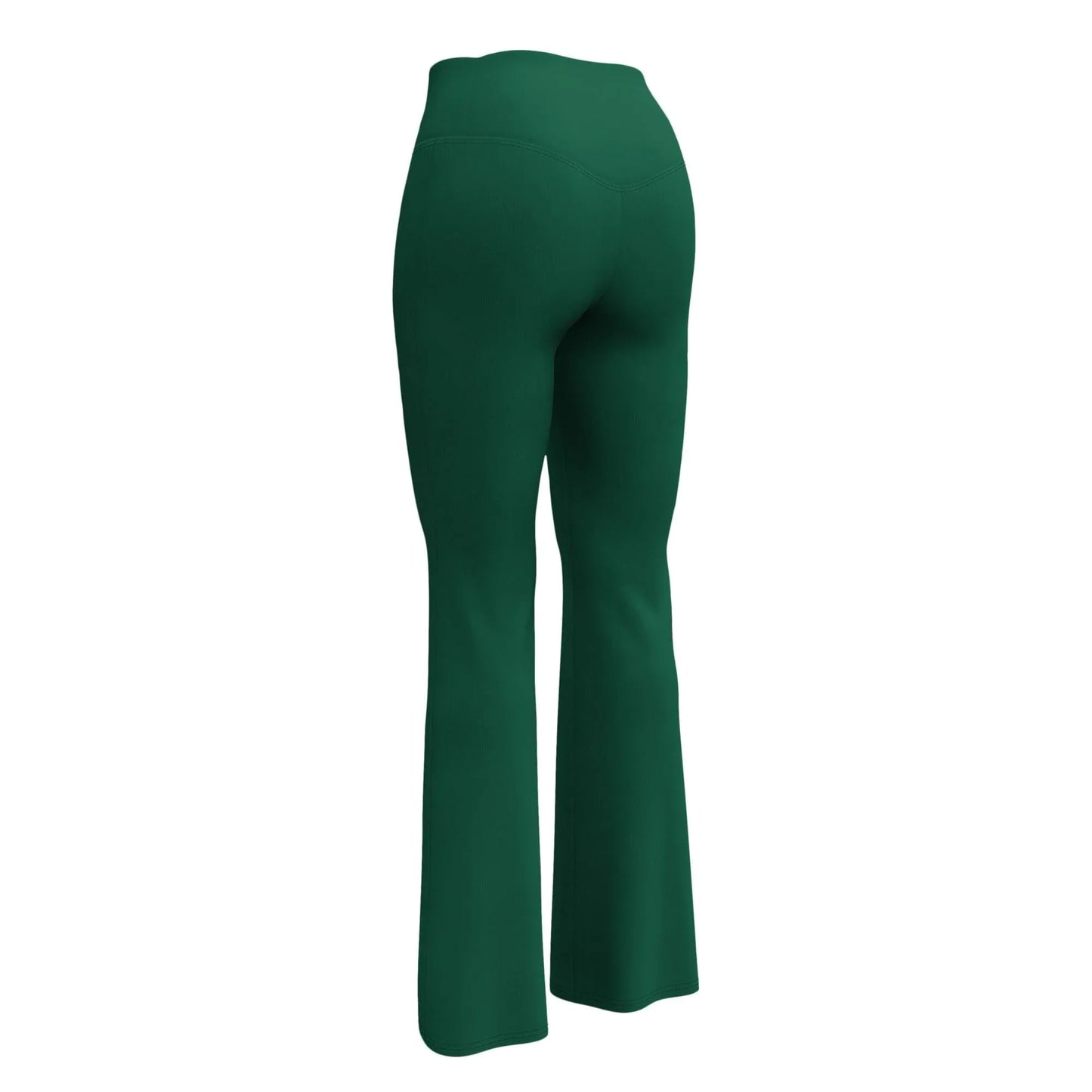 british-racing-green-high-waist-flare-leggings-flare-leggings-jlr-design-12 - JLR Design