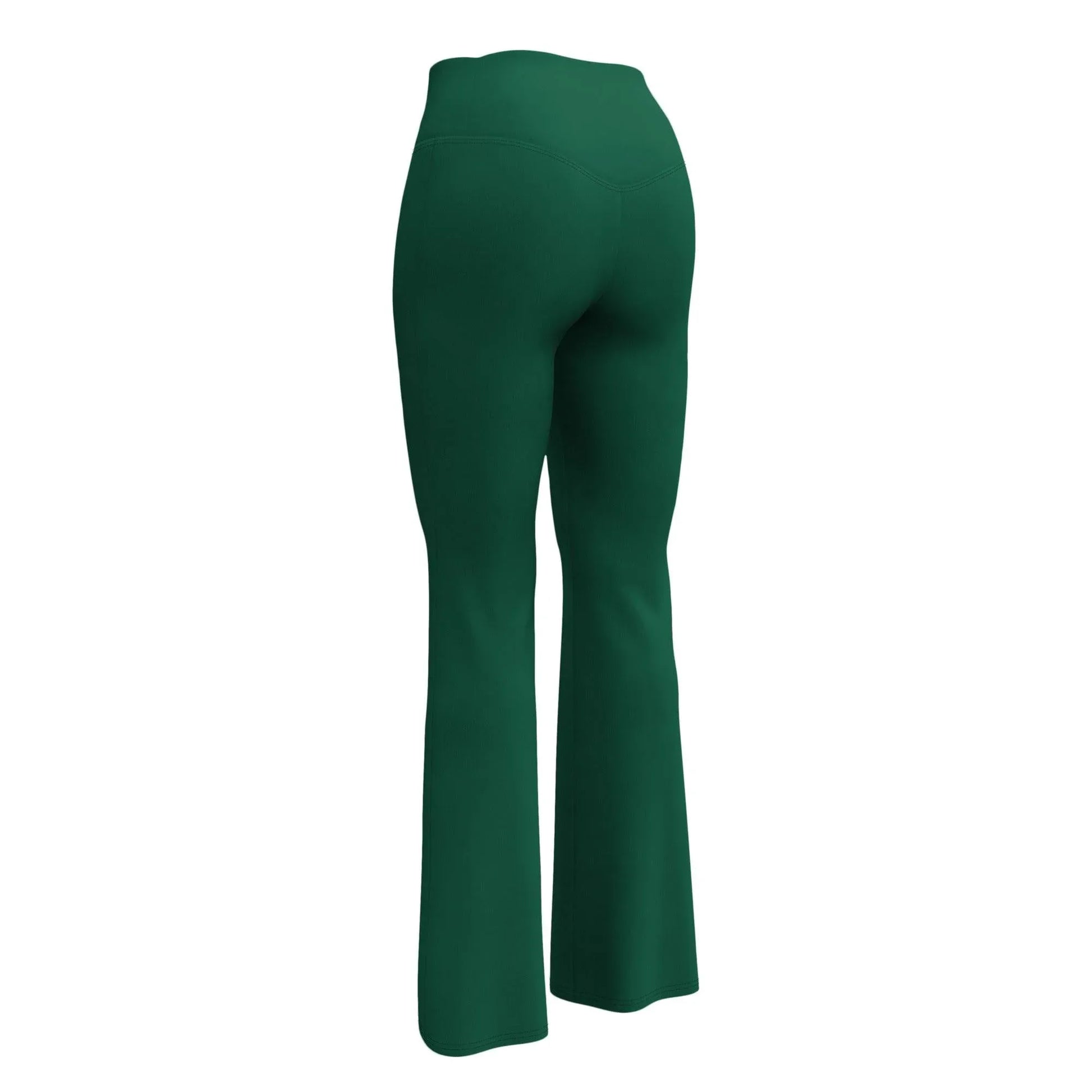british-racing-green-high-waist-flare-leggings-flare-leggings-jlr-design-12 - JLR Design