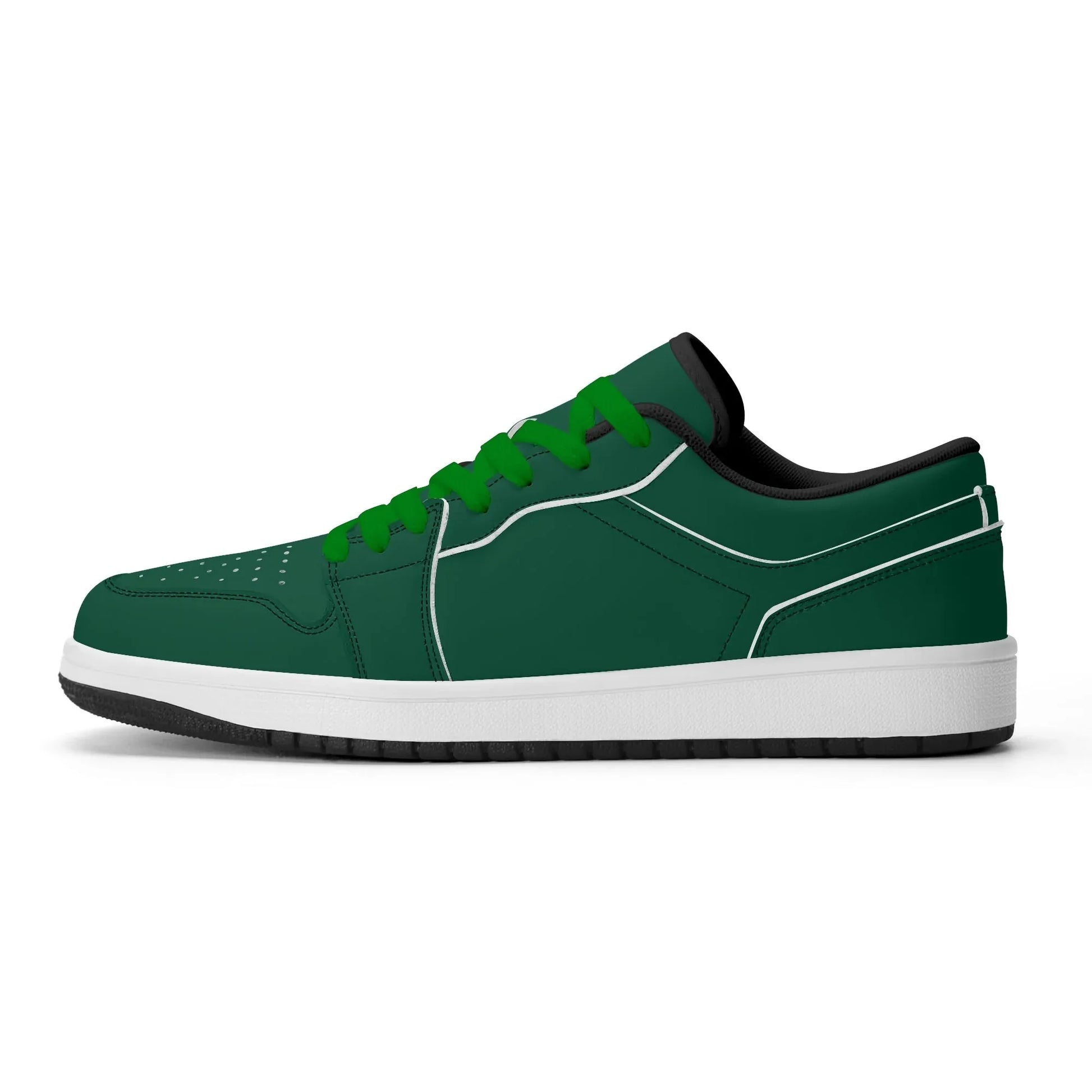 british-racing-green-low-top-leder-sneaker-fur-damen-sneaker-jlr-design-9 - JLR Design
