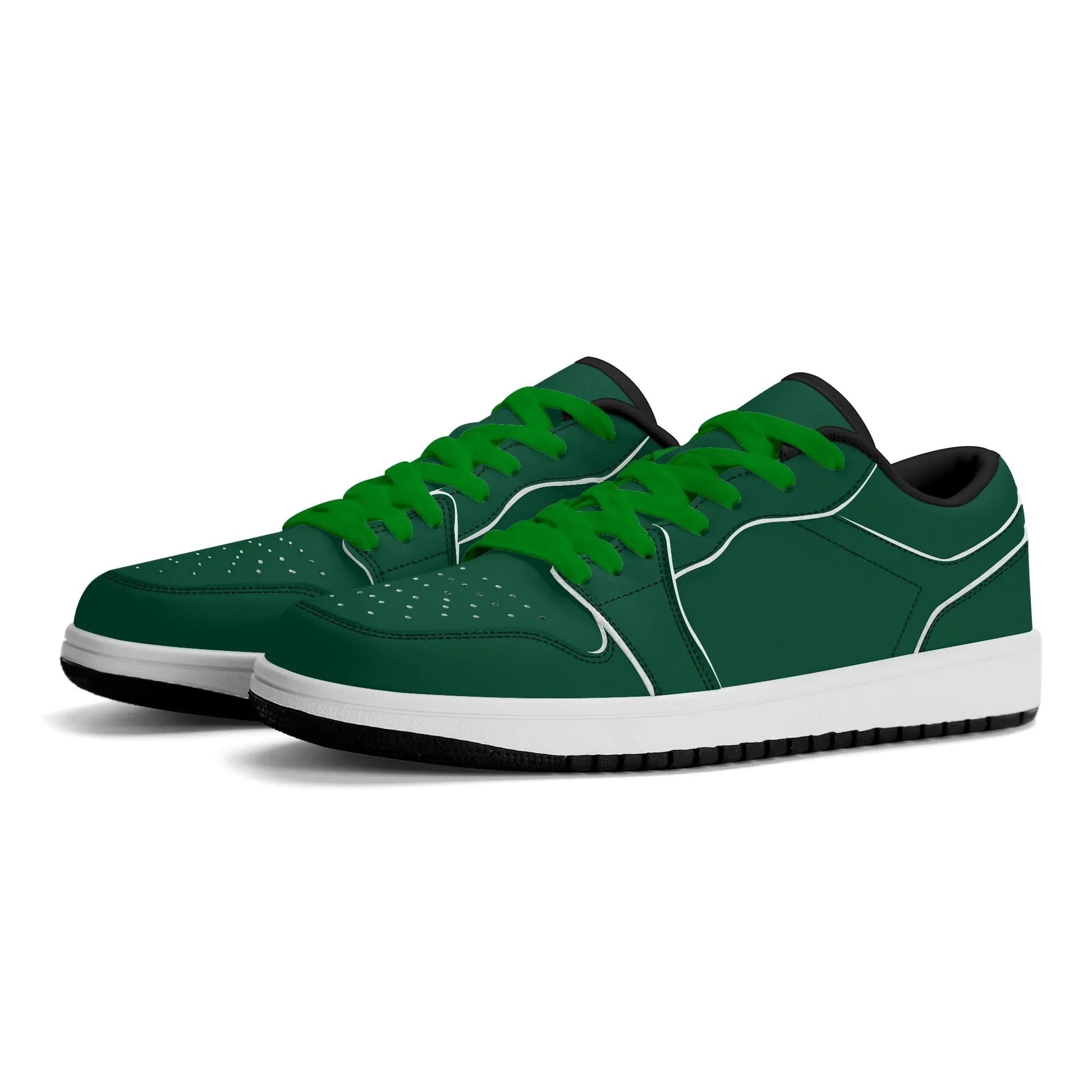 british-racing-green-low-top-leder-sneaker-fur-herren-sneaker-jlr-design-8 - JLR Design