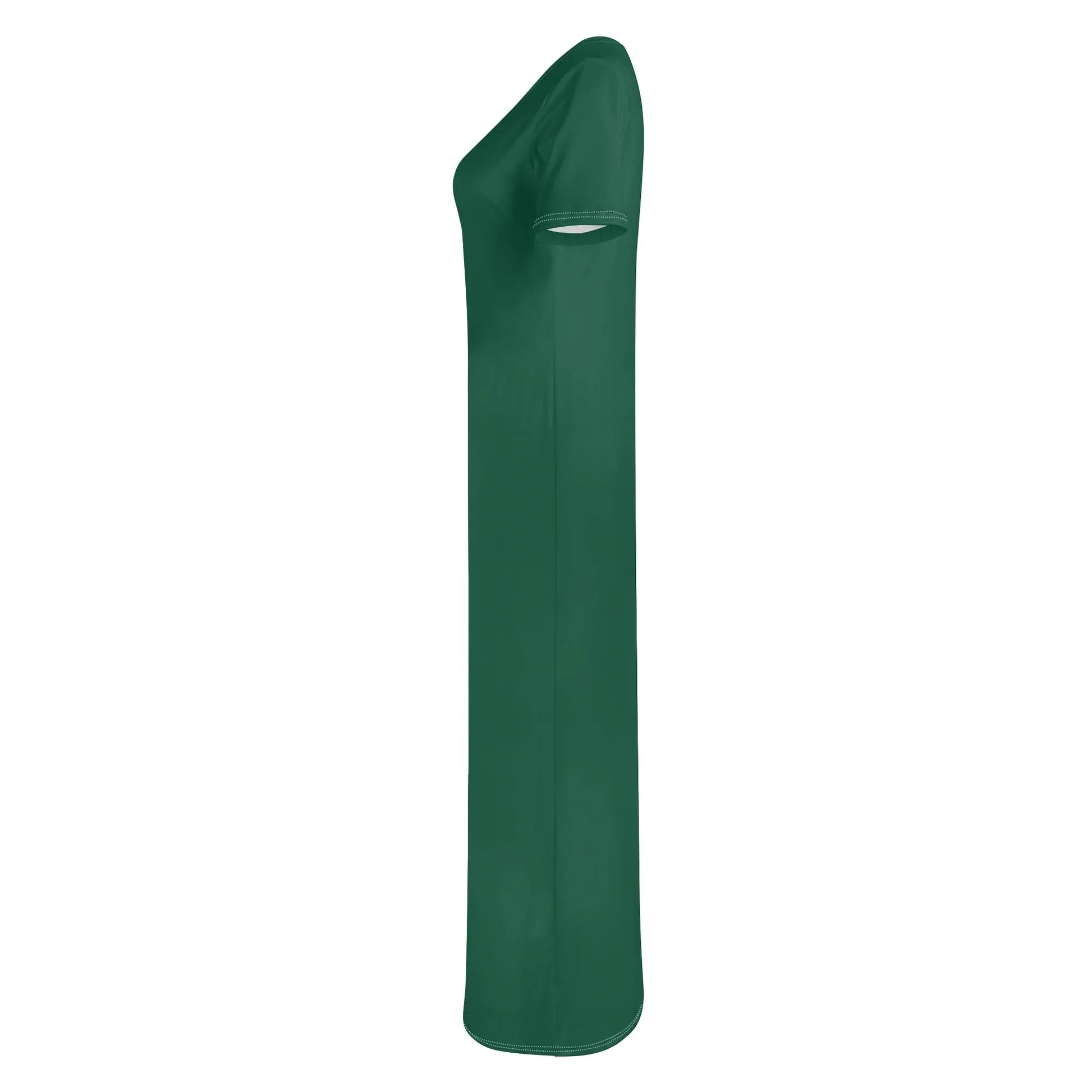 british-racing-green-short-sleeve-long-dress-long-dress-jlr-design-6 - JLR Design
