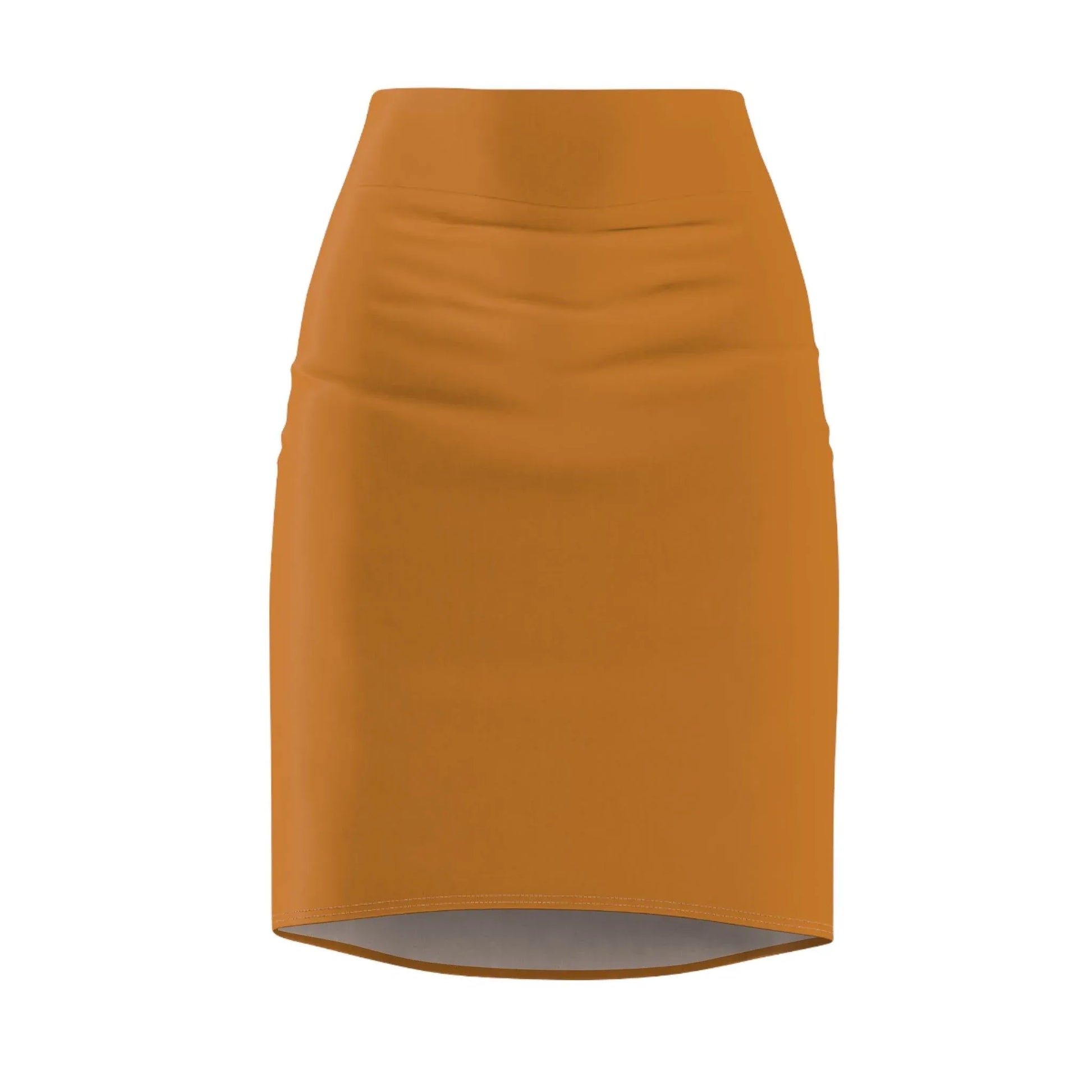 bronze-bleistiftrock-fur-damen-eleganter-mid-waist-rock-mit-stretch-komfort-bleistiftrock-jlr-design-2 - JLR Design