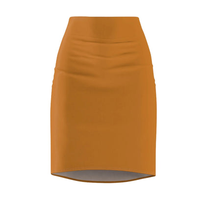 bronze-bleistiftrock-fur-damen-eleganter-mid-waist-rock-mit-stretch-komfort-bleistiftrock-jlr-design-2 - JLR Design