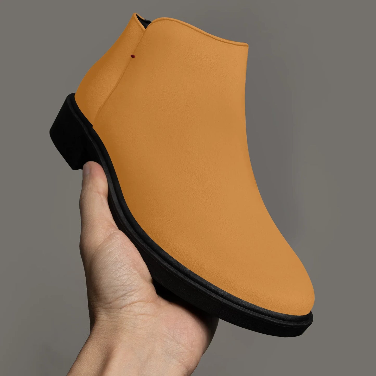 bronze-elegante-reissverschluss-stiefeletten-stiefeletten-jlr-design-3 - JLR Design
