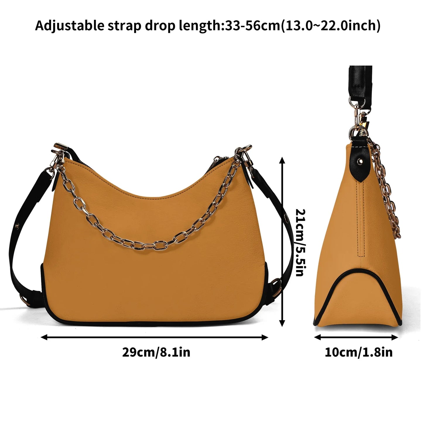 bronze-elegante-umhangetasche-mit-kette-umhangetasche-jlr-design-7 - JLR Design
