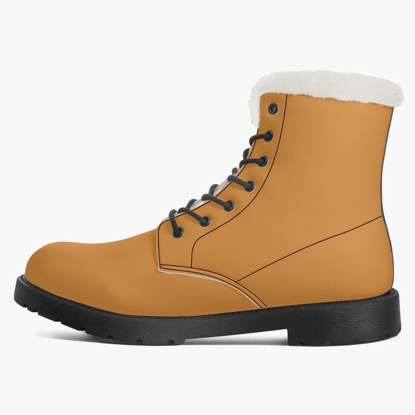 bronze-faux-fur-leder-boots-boots-jlr-design-4 - JLR Design