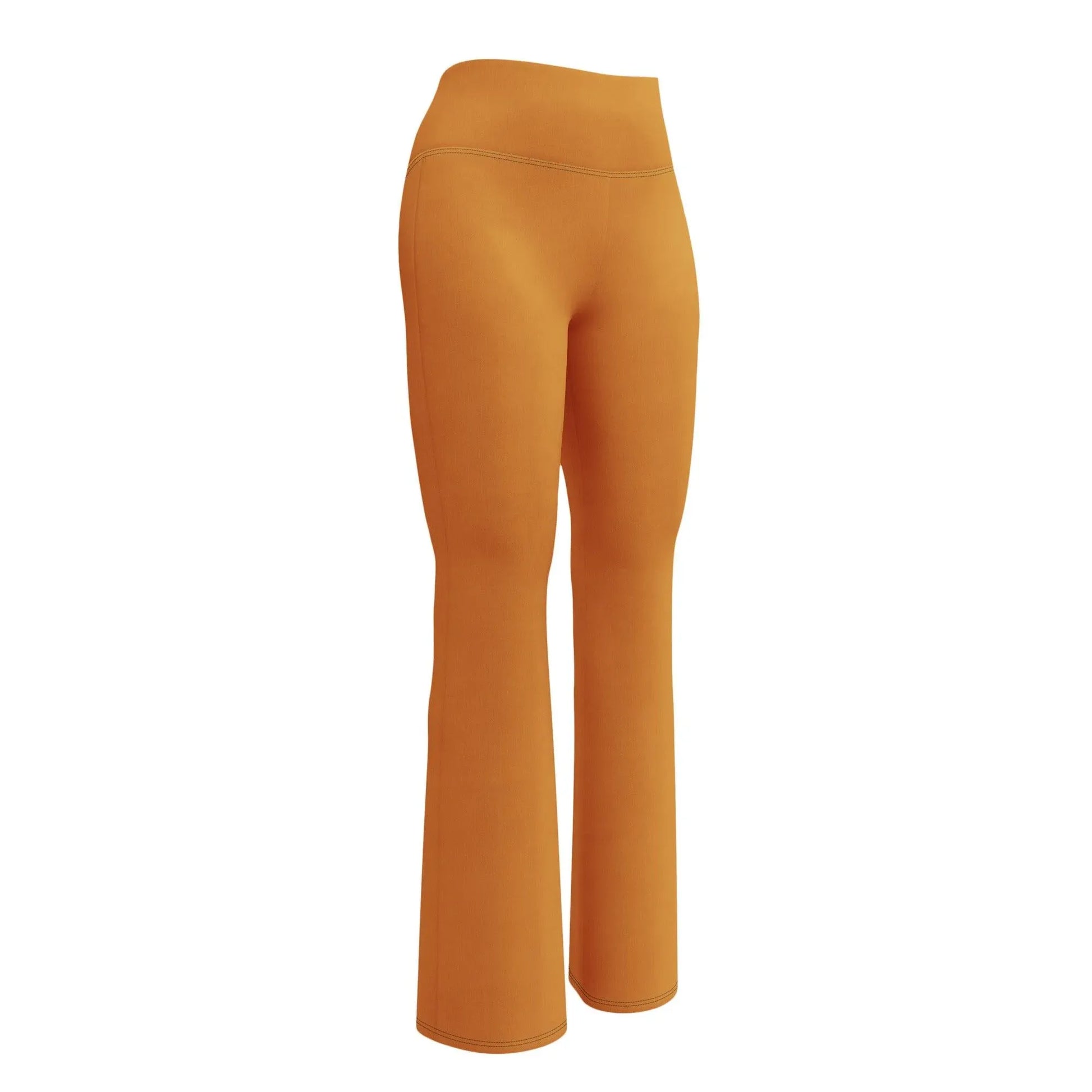 bronze-high-waist-flare-leggings-flare-leggings-jlr-design-6 - JLR Design