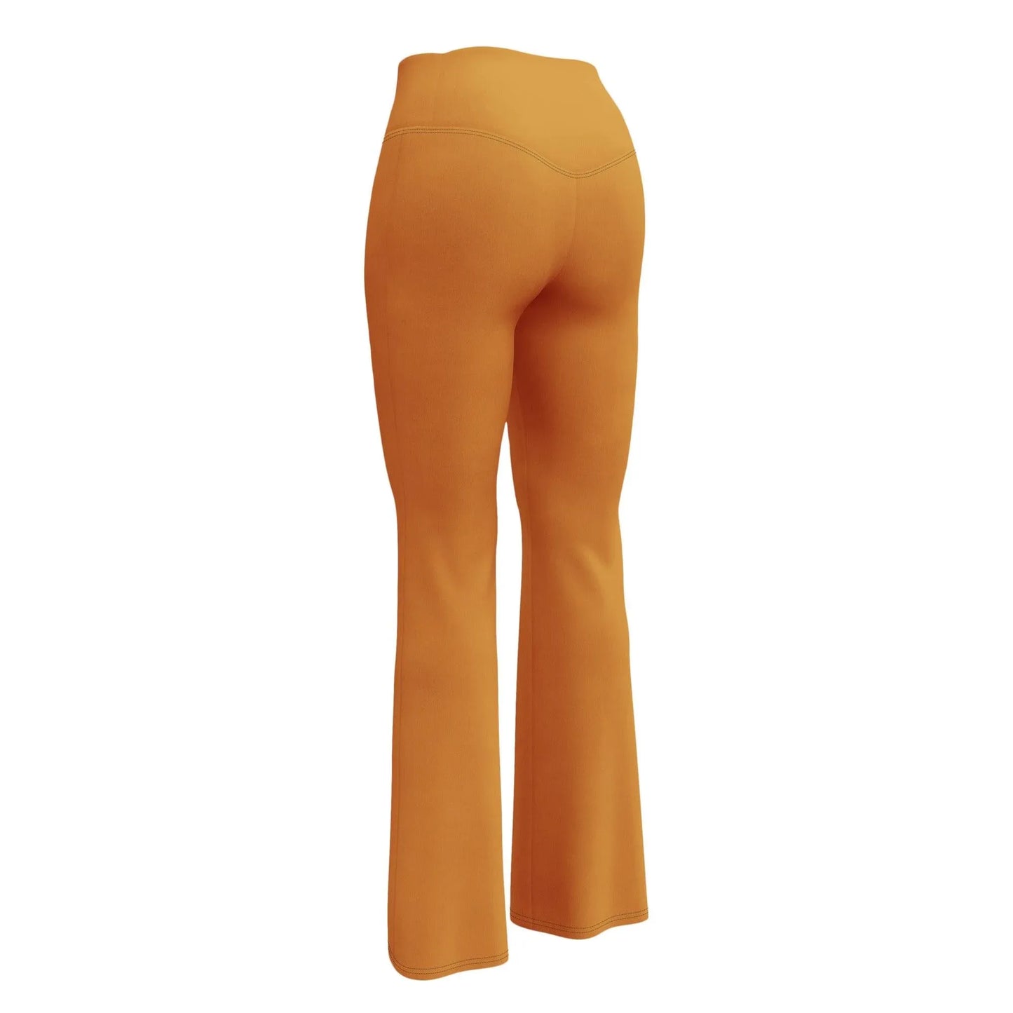 bronze-high-waist-flare-leggings-flare-leggings-jlr-design-7 - JLR Design