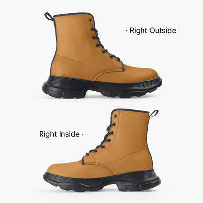 bronze-leather-chunky-boots-boots-jlr-design-4 - JLR Design