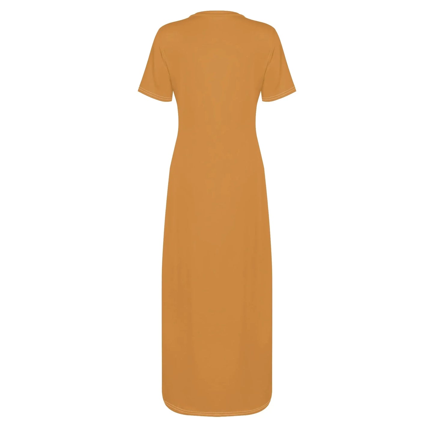 bronze-short-sleeve-long-dress-long-dress-jlr-design-4 - JLR Design