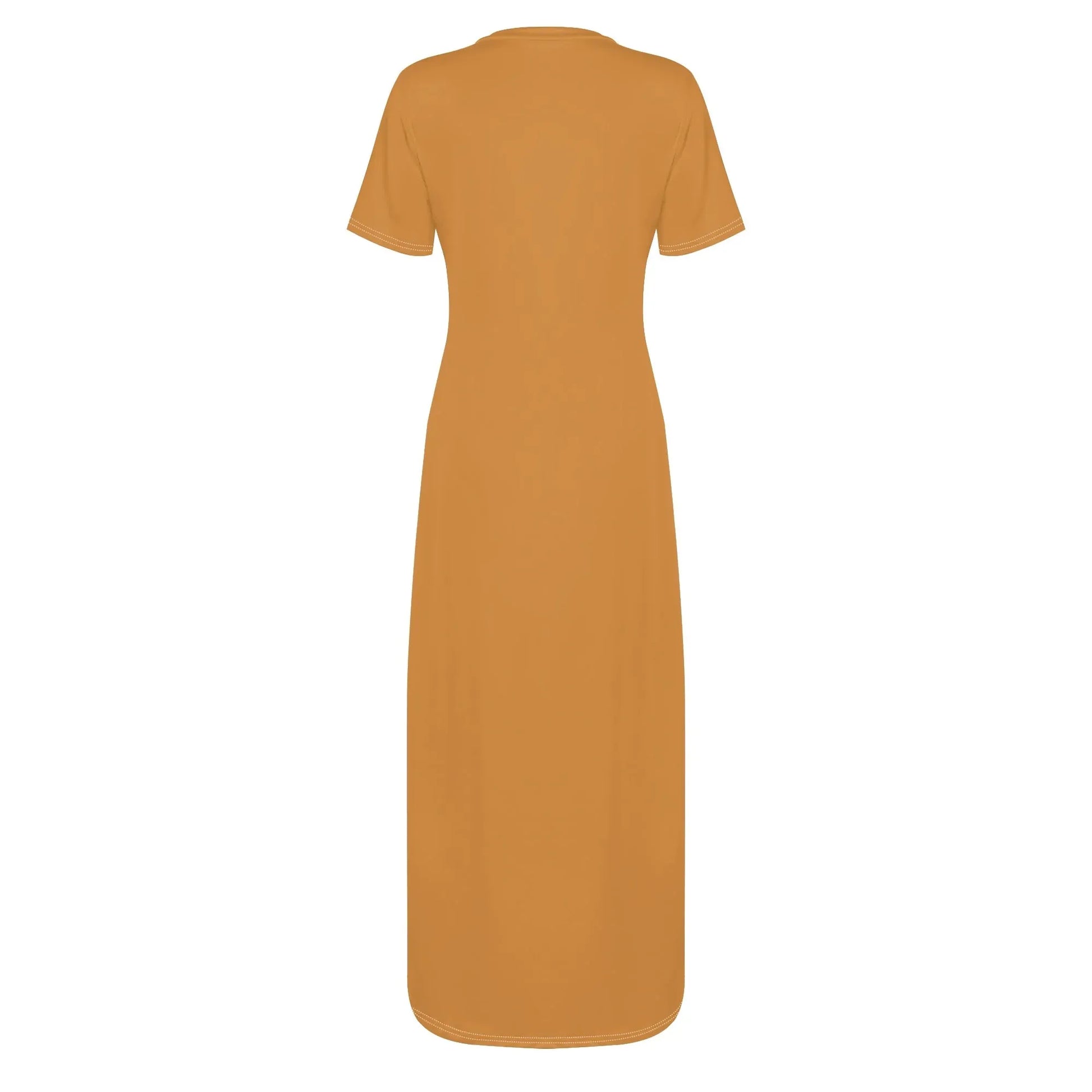 bronze-short-sleeve-long-dress-long-dress-jlr-design-4 - JLR Design