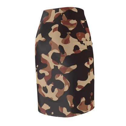 brown-camouflage-bleistiftrock-fur-damen-eleganter-mid-waist-rock-mit-stretch-komfort-bleistiftrock-jlr-design-5 - JLR Design