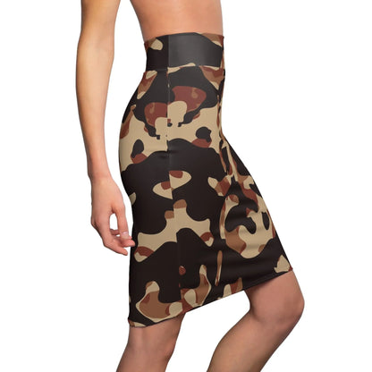 brown-camouflage-bleistiftrock-fur-damen-eleganter-mid-waist-rock-mit-stretch-komfort-bleistiftrock-jlr-design-7 - JLR Design