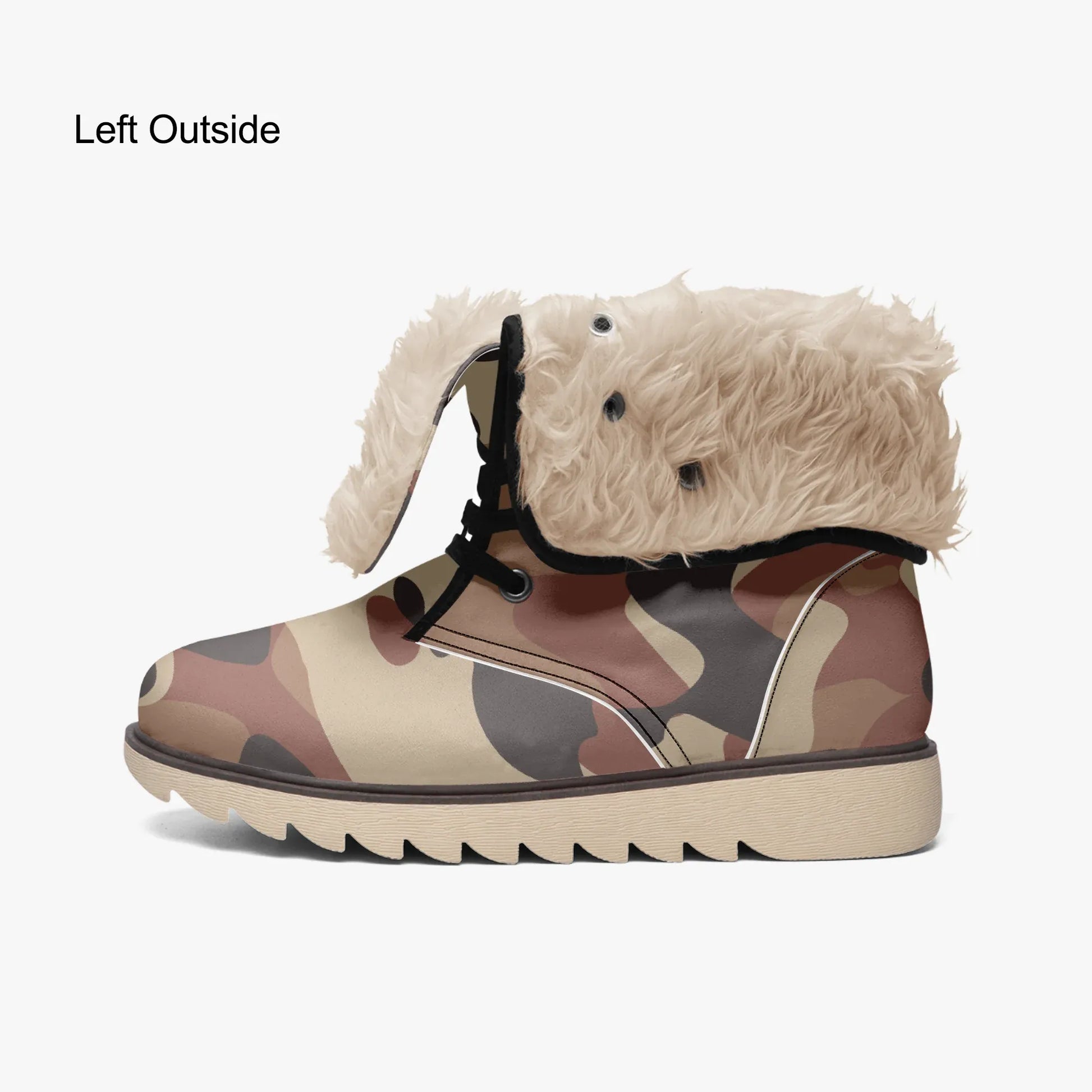 brown-camouflage-chic-boots-mit-pluschfutter-stiefel-jlr-design-5 - JLR Design