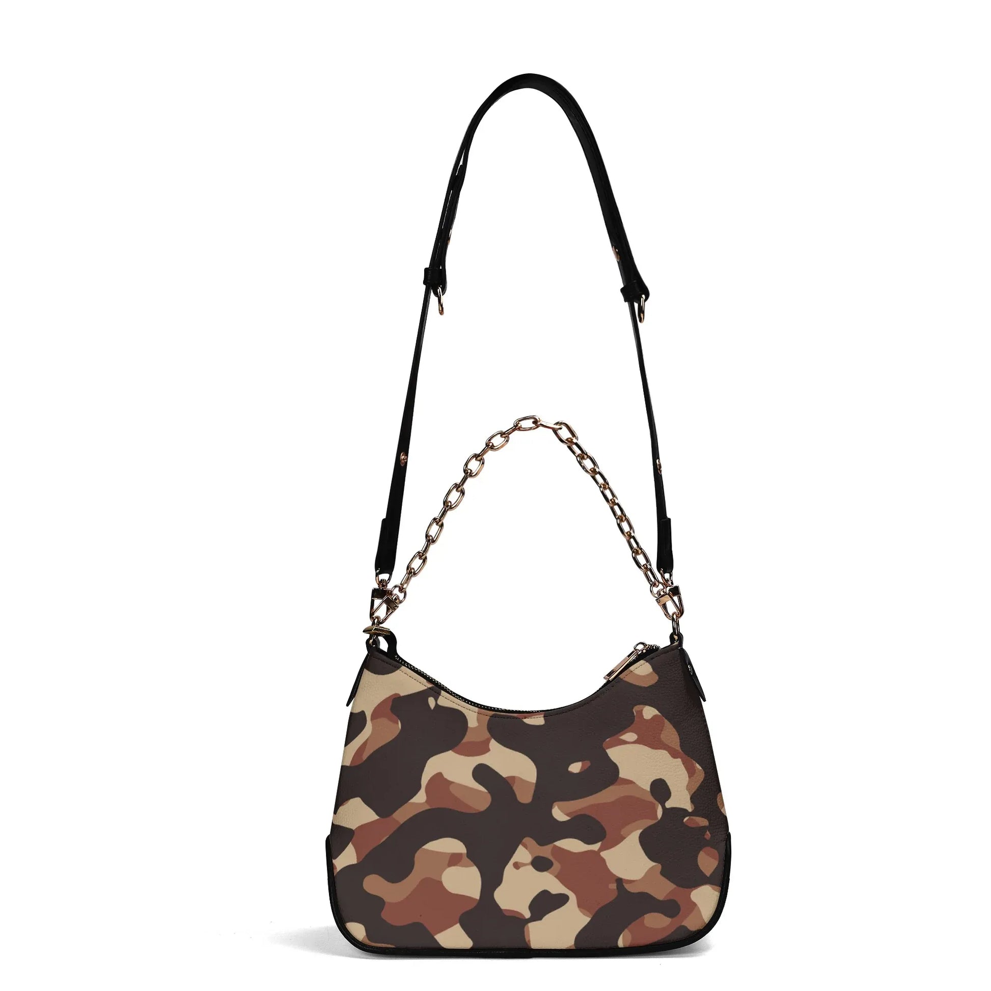 brown-camouflage-elegante-umhangetasche-mit-kette-umhangetasche-jlr-design-5 - JLR Design