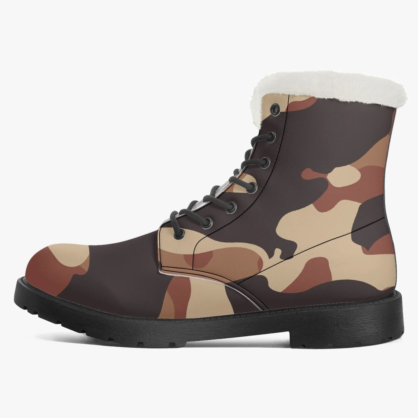 brown-camouflage-faux-fur-leder-boots-boots-jlr-design-4 - JLR Design