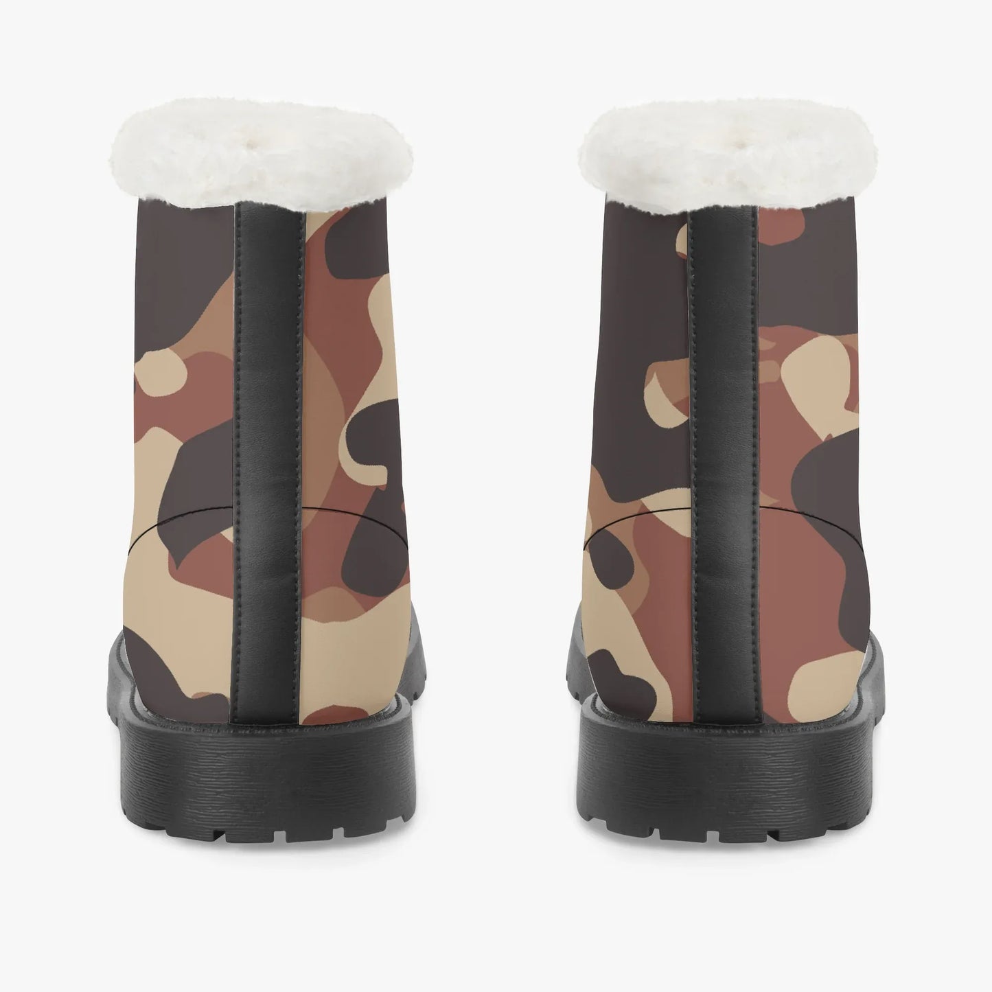 brown-camouflage-faux-fur-leder-boots-boots-jlr-design-6 - JLR Design
