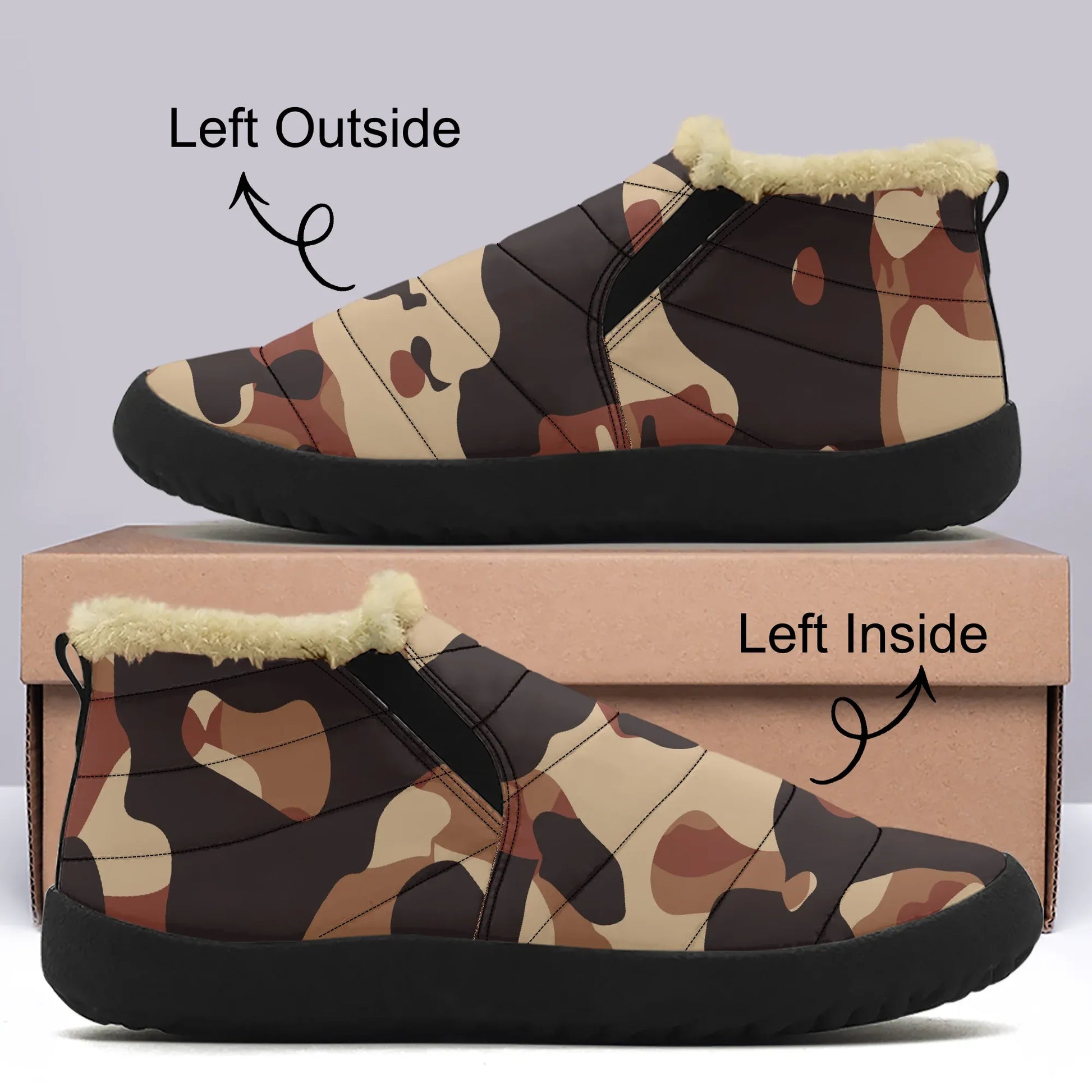 brown-camouflage-faux-fur-slipper-slipper-jlr-design-1 - JLR Design