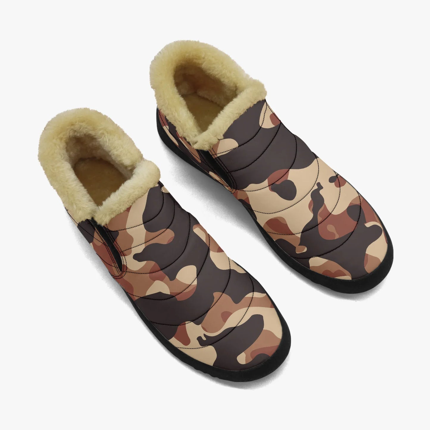 brown-camouflage-faux-fur-slipper-slipper-jlr-design-2 - JLR Design