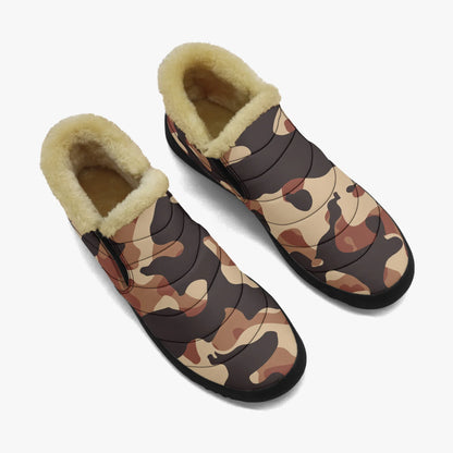 brown-camouflage-faux-fur-slipper-slipper-jlr-design-2 - JLR Design