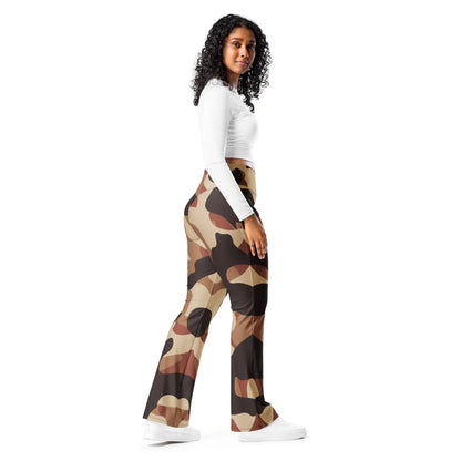 brown-camouflage-high-waist-flare-leggings-flare-leggings-jlr-design-12 - JLR Design