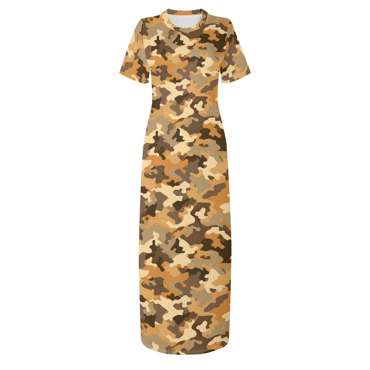 brown-camouflage-v1-bodycon-maxi-dress-long-dress-jlr-design-jlr-design-de-3 - JLR Design