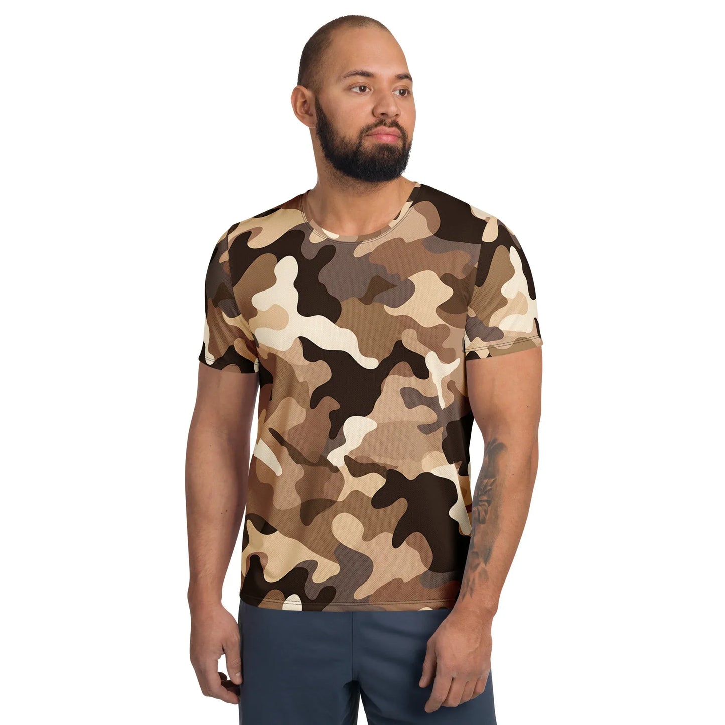 brown-camouflage-v1-sport-t-shirt-fur-herren-sport-t-shirt-jlr-design-1 - JLR Design