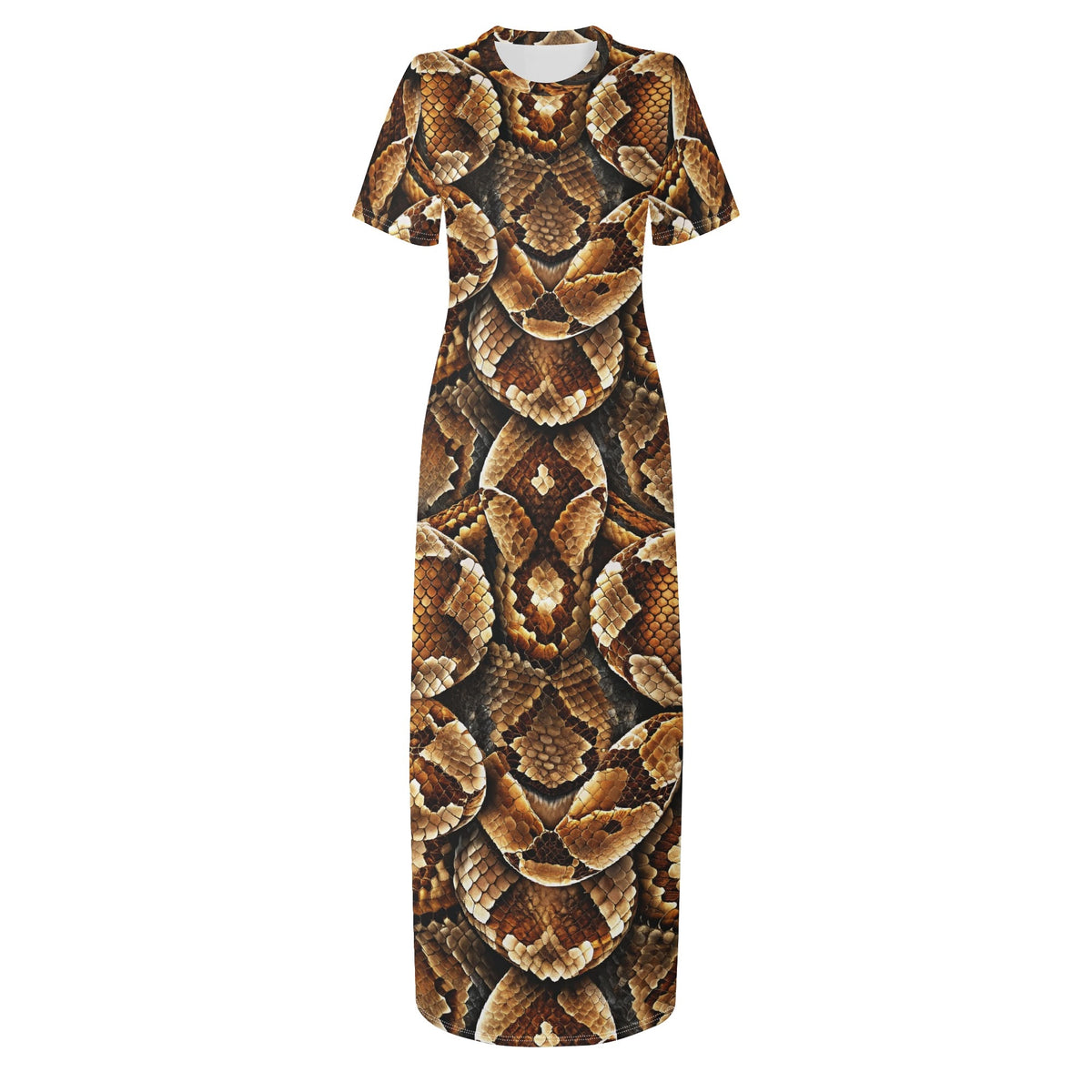 brown-scales-v2-bodycon-maxi-dress-long-dress-jlr-design-jlr-design-de-3 - JLR Design