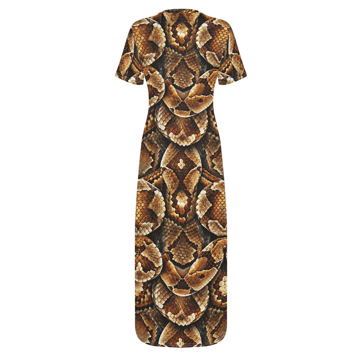 brown-scales-v2-bodycon-maxi-dress-long-dress-jlr-design-jlr-design-de-4 - JLR Design