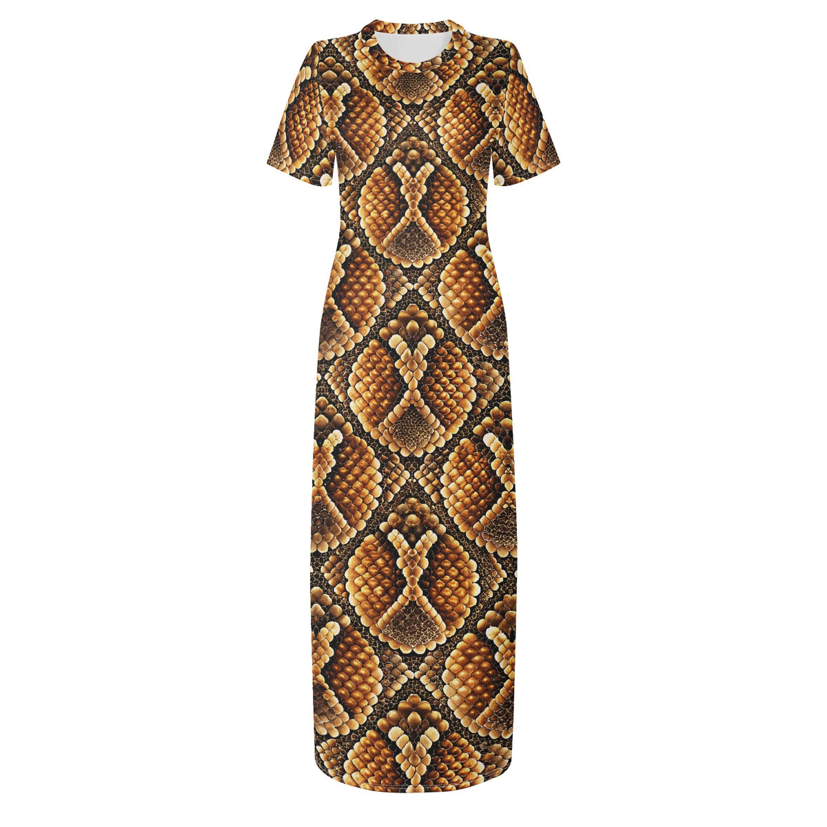 brown-scales-v4-bodycon-maxi-dress-long-dress-jlr-design-jlr-design-de-3 - JLR Design