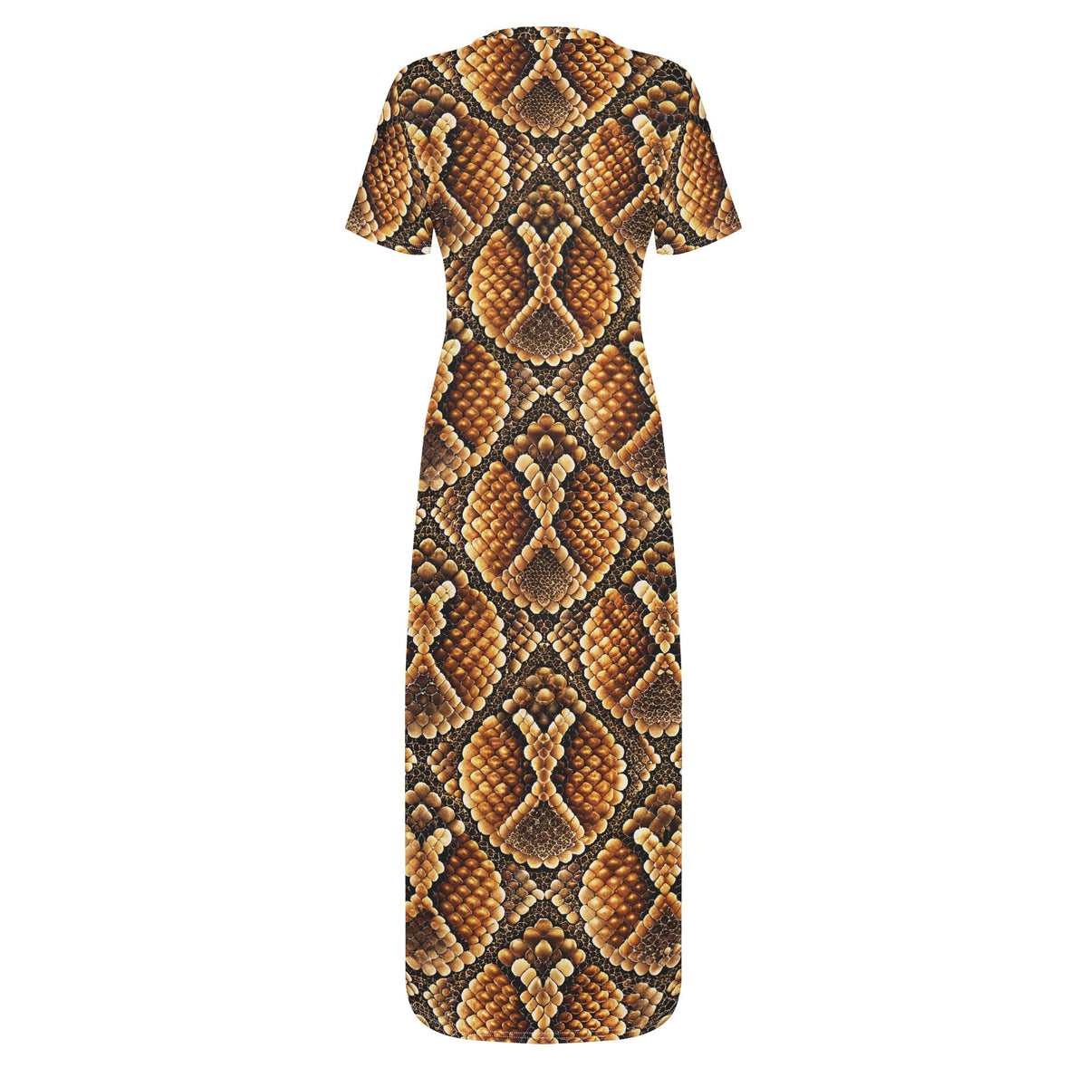 brown-scales-v4-bodycon-maxi-dress-long-dress-jlr-design-jlr-design-de-4 - JLR Design