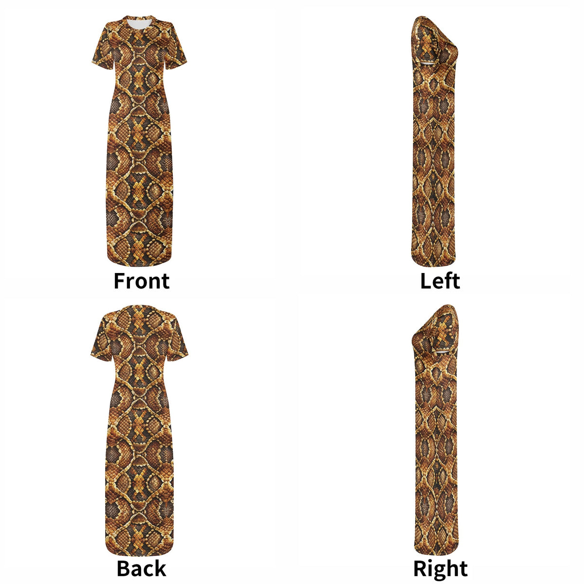 brown-scales-v5-bodycon-maxi-dress-long-dress-jlr-design-jlr-design-de-7 - JLR Design