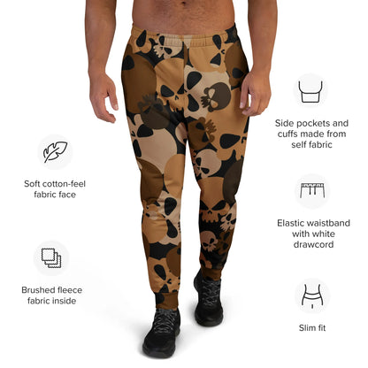 brown-skull-herren-jogginghose-jogginghose-jlr-design-7 - JLR Design