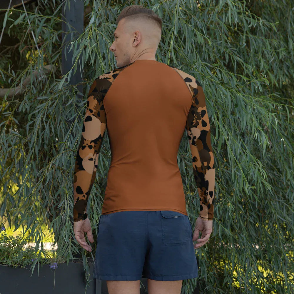 brown-skull-herren-rash-guard-rash-guard-jlr-design-2 - JLR Design