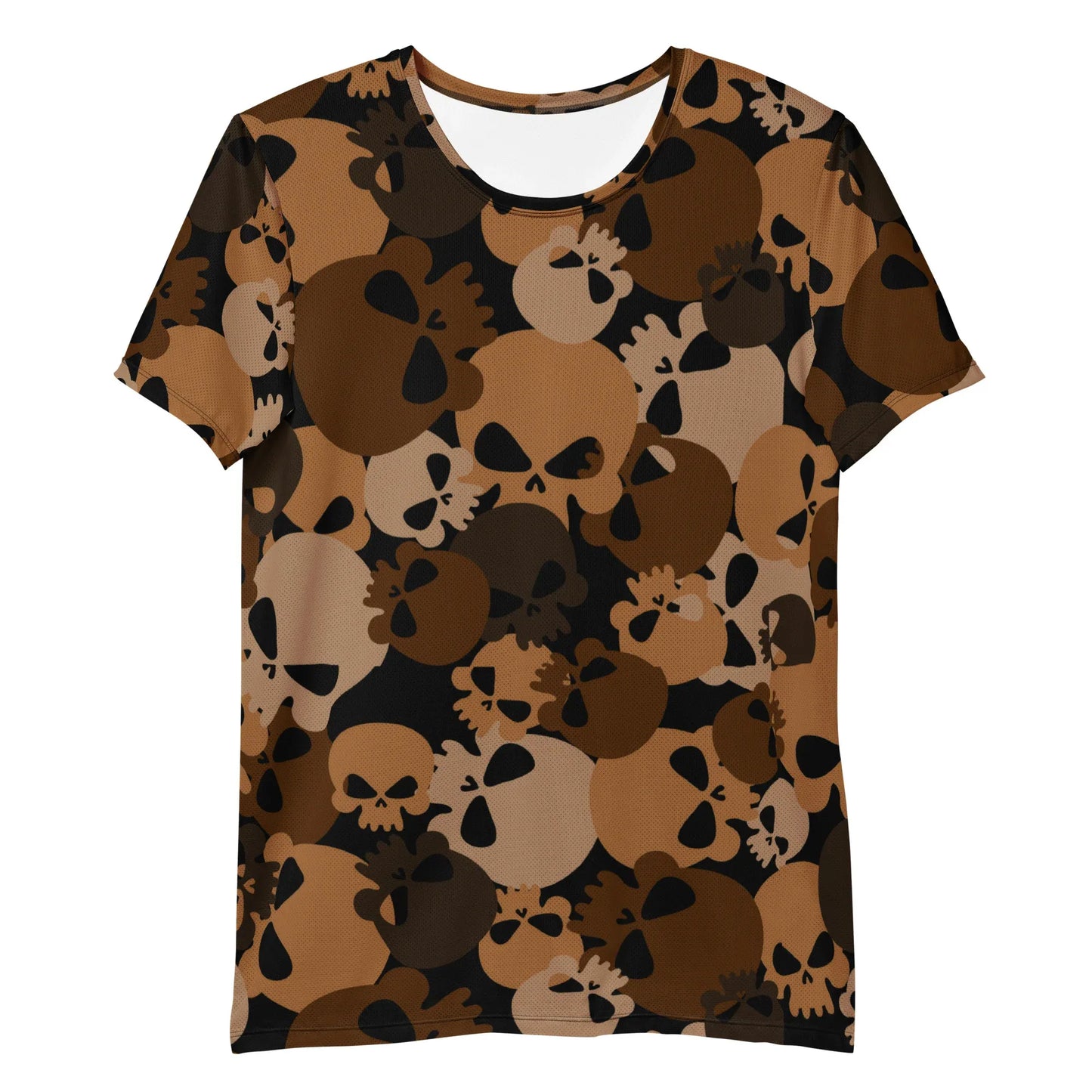 brown-skull-sport-t-shirt-fur-herren-sport-t-shirt-jlr-design-6 - JLR Design